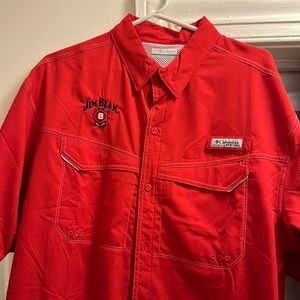 Columbia PFG Jim Beam Vented Fishing Shirt